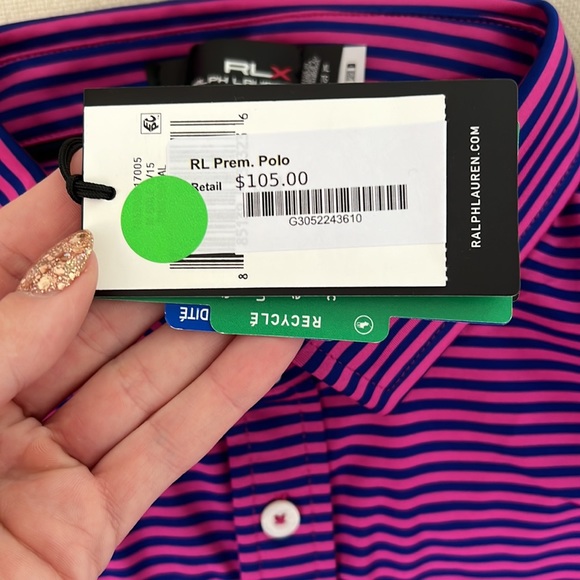 Ralph Lauren RLX Mens Golf Polo - Picture 3 of 6